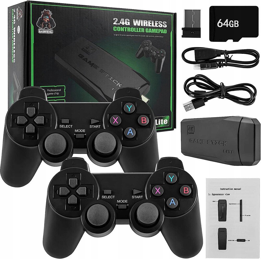 Video Game Console 20000  Retro Games Console Set With 2 Wireless Controller New
