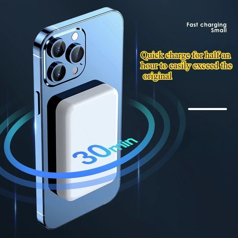20W Power Bank Magnetic 10O00mAh Portable Wireless Fast Charging PowerBank For Magsafe