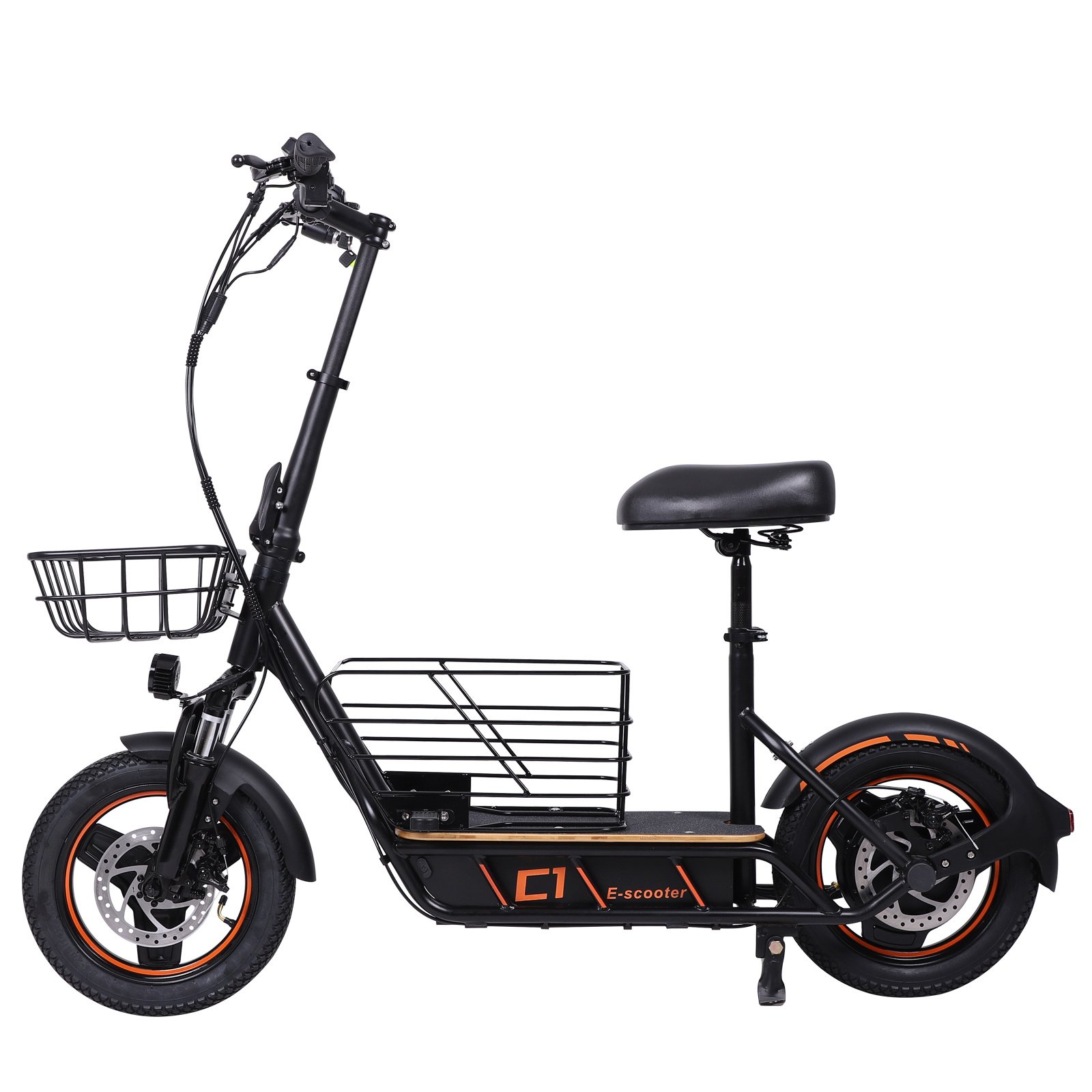 Foldable H14 E-scooter For Daily Grocery Shopping And Pets Trips