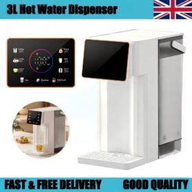 3L Countertop Hot Water Dispenser Kettle Instant Fast Boil Energy Saving 2000W