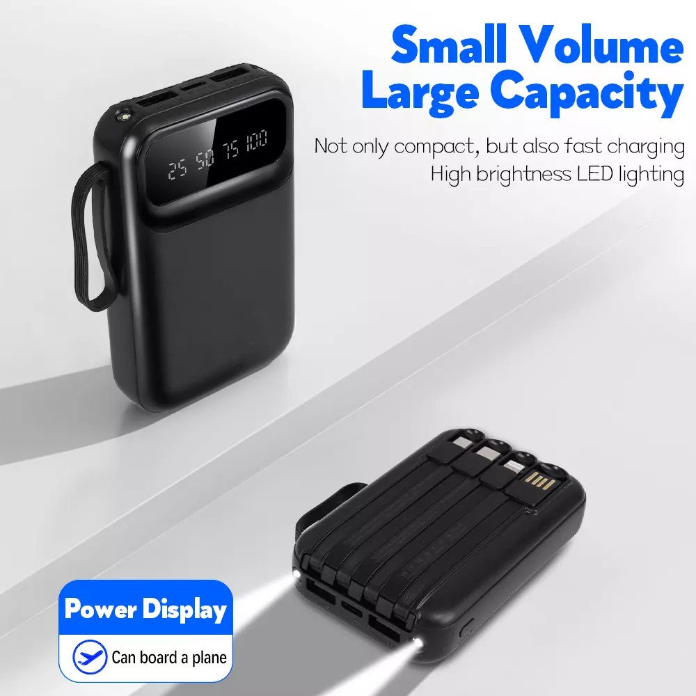 Power Bank10000mAh Fast Charger Pack USB External Battery For Mobile Phone UK