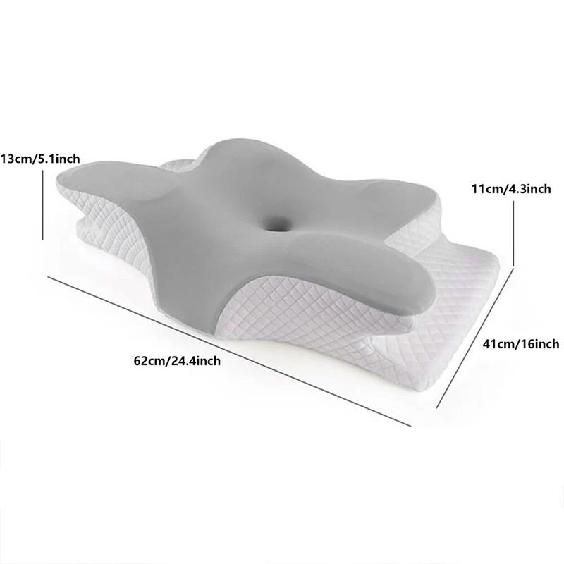 Cervical Memory Foam Neck Pillow Orthopedic Neck Back Support Anti Snore