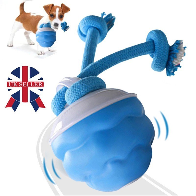 The Chase Buddy Dog Boredom Stimulating Toy  Smart Pet Puppy Ball With Ropes