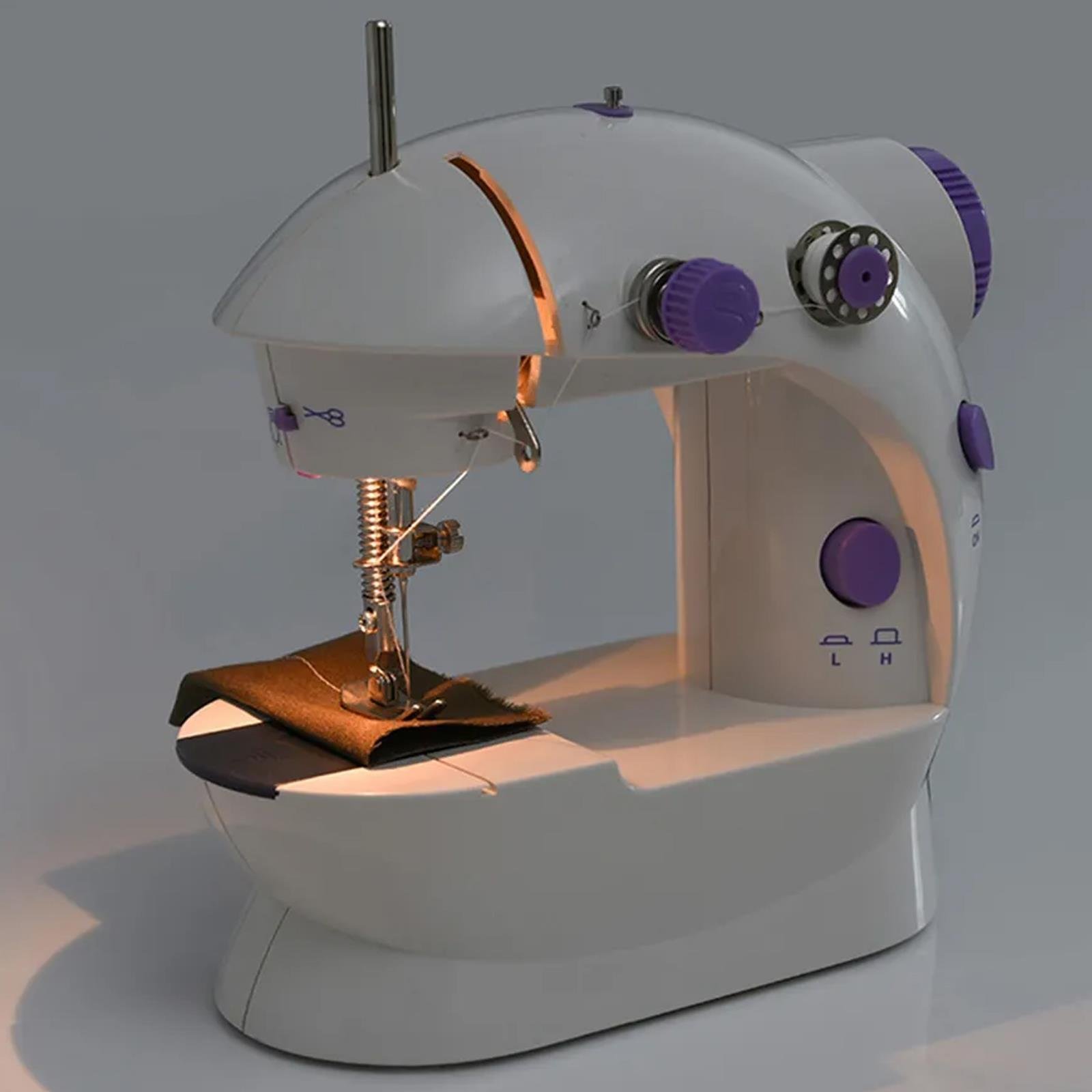 Portable Mini Electric Sewing Machine Multifunctional Desktop Tailor Home Use
