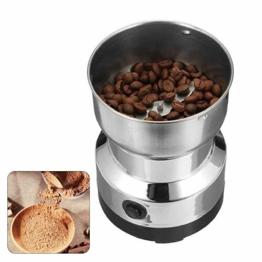Electric Coffee Grinder Grinding Milling Nut Bean Spice Matte Blade Blender GB