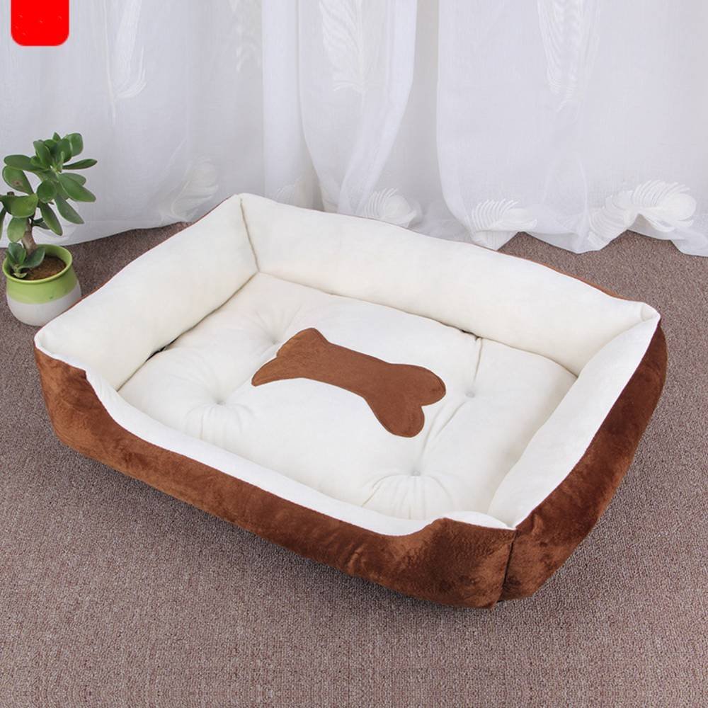 Large Warm Plush Dog Bed Mat Washable Calming Cushion For Pet Puppy For Dog Cat