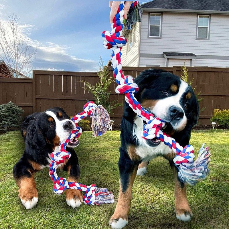 Dog Rope Toys Large XXL Rope Toys For Large Dogs Teeth Cleaning Tug Of War