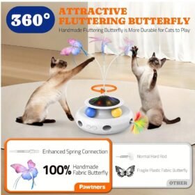 Multifunctional Electric Cat Toy Interactive Cat Toy Indoor Playing Rechargeable