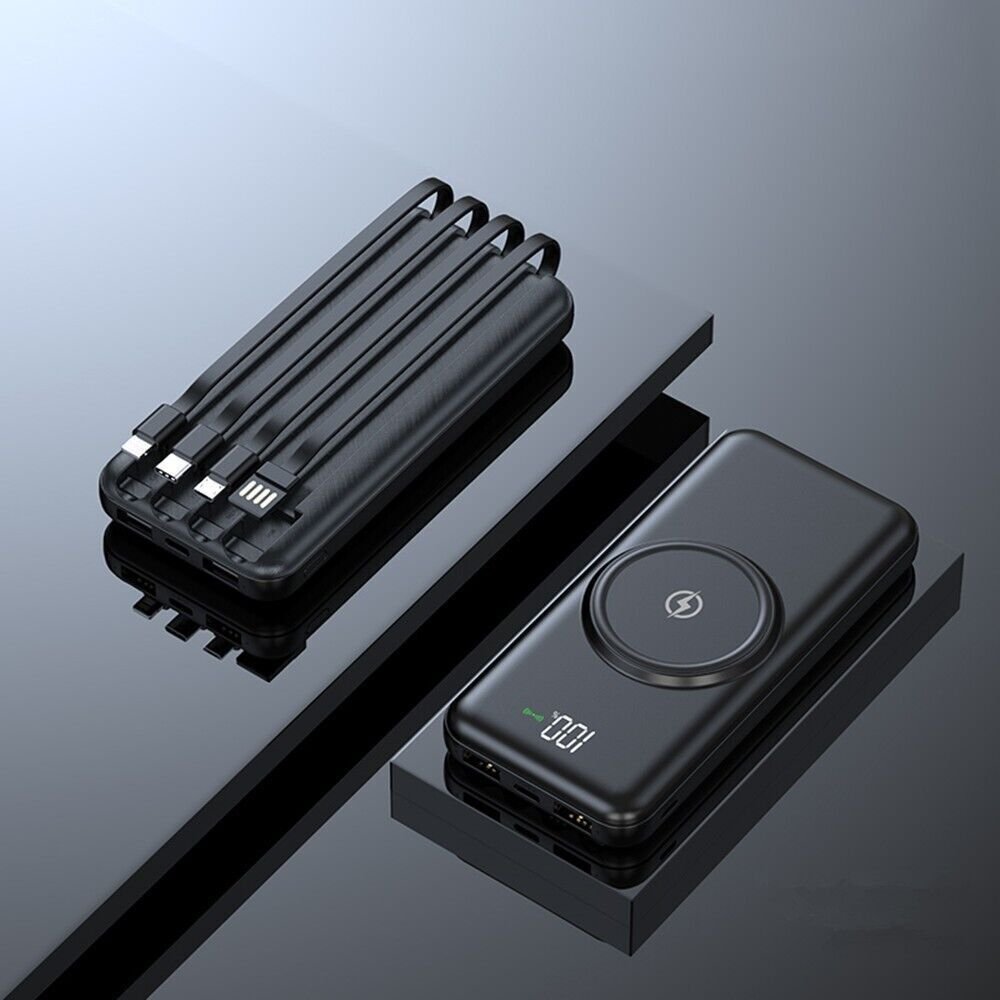 20000mAh Power Bank Fast Charger Battery Pack Portable 5 USB For Mobile Phone UK