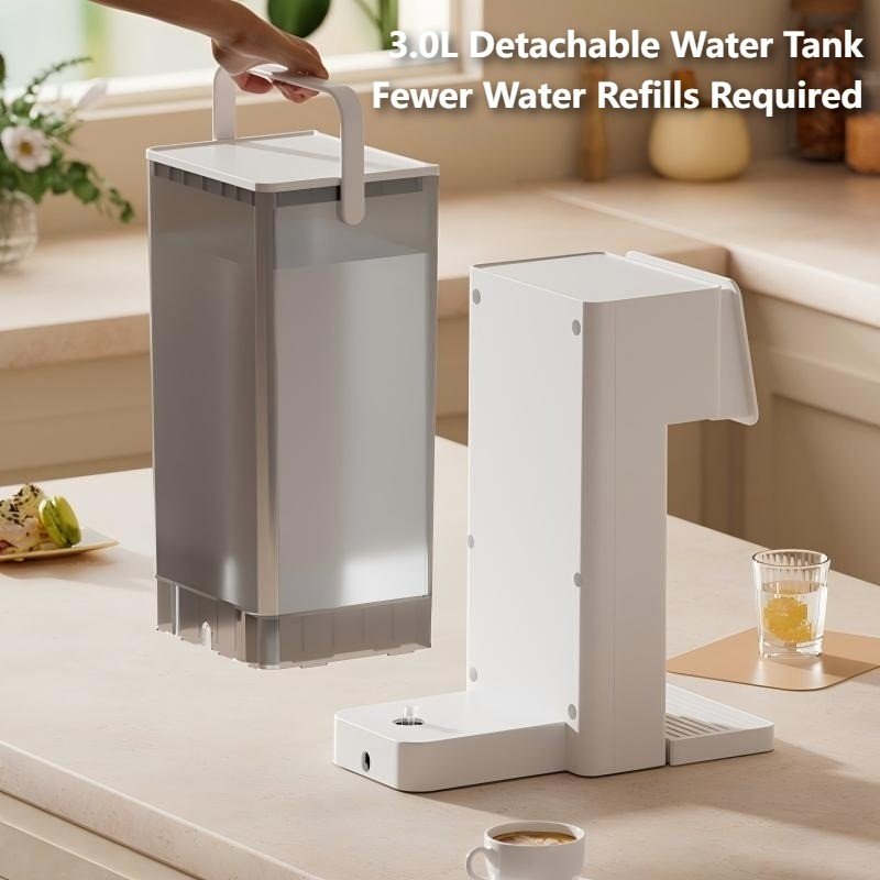 3L Countertop Hot Water Dispenser Kettle Instant Fast Boil Energy Saving 2000W