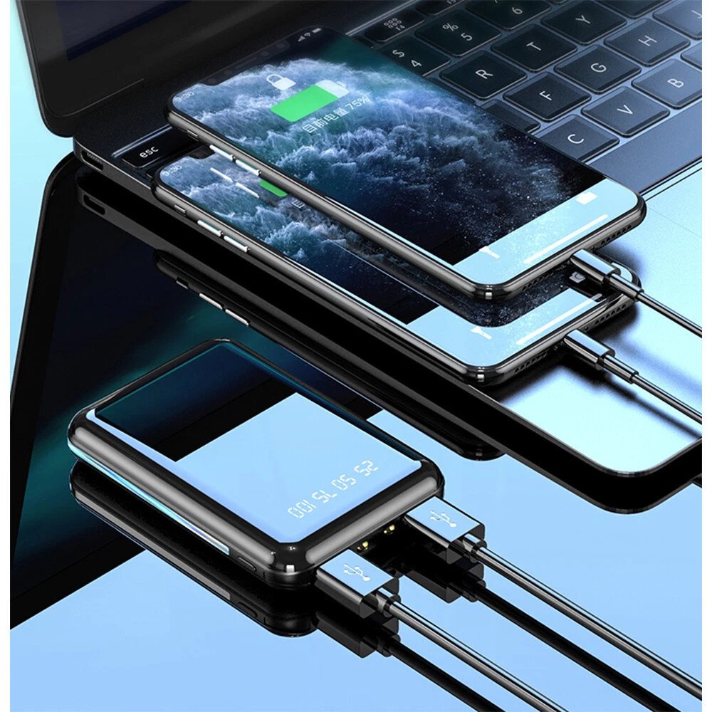Power Bank Portable Fast Charger Battery Pack 2USB For Mobile Phone