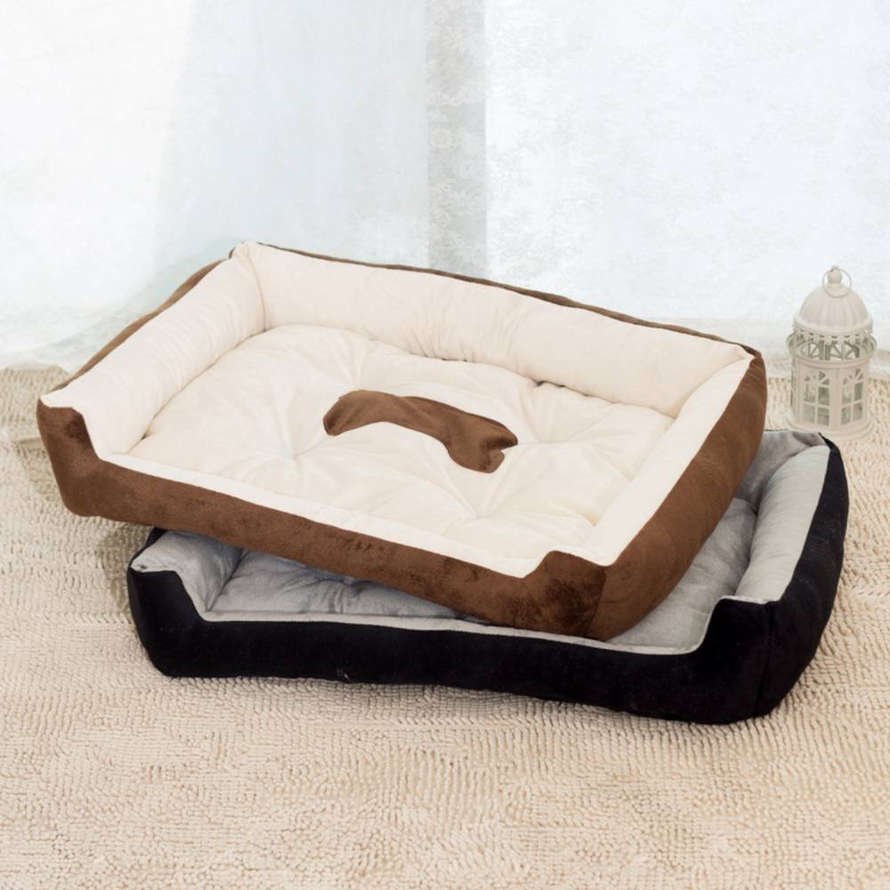 Large Warm Plush Dog Bed Mat Washable Calming Cushion For Pet Puppy For Dog Cat