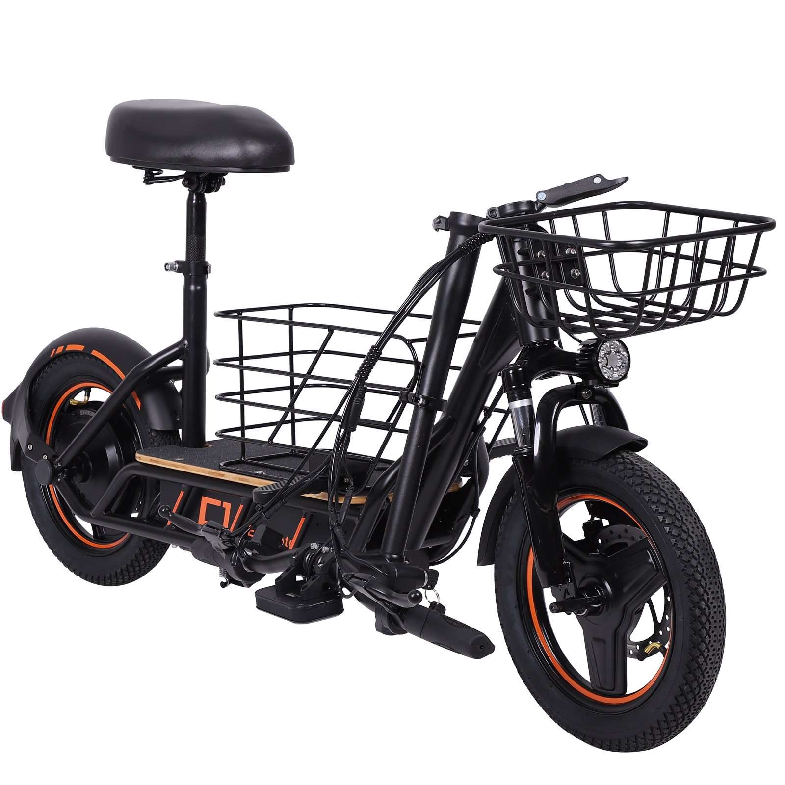 Foldable H14 E-scooter For Daily Grocery Shopping And Pets Trips