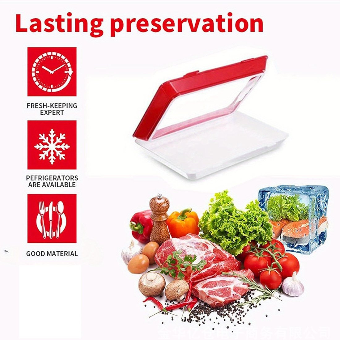 NEW 4pcs Stretch Fresh Storage Tray Vacuum Reusable And Stackable Food Storage Tray UK