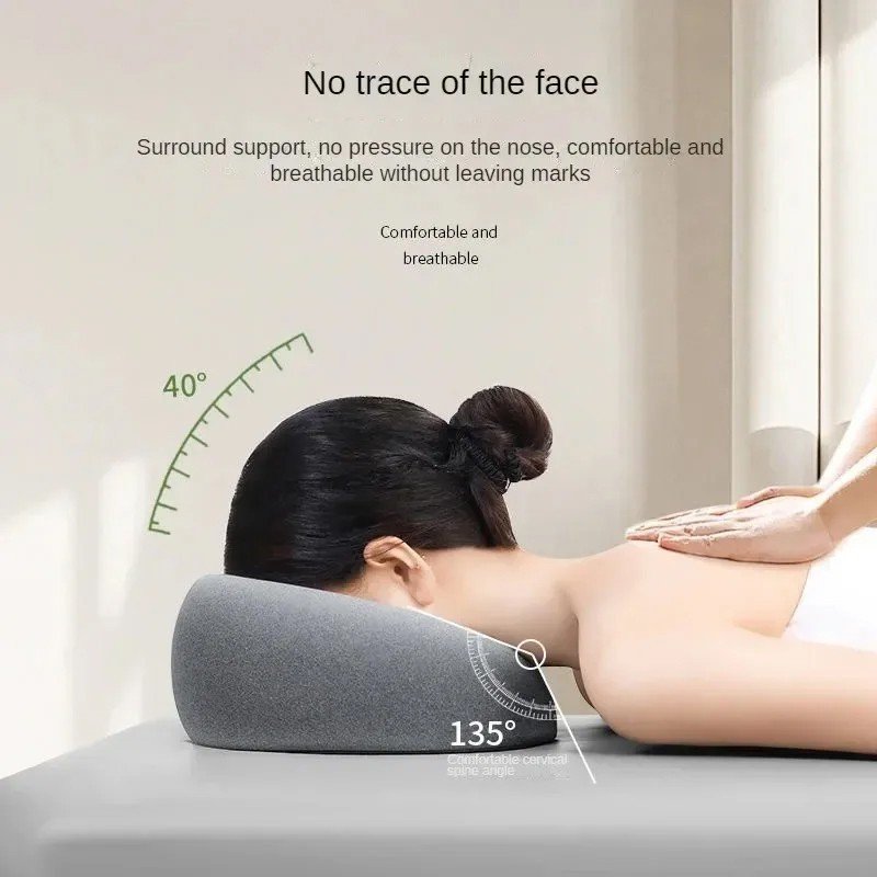 Massage Table Headrest Pillow Face Down Cradle Cushion Sleeping Rest Pad
