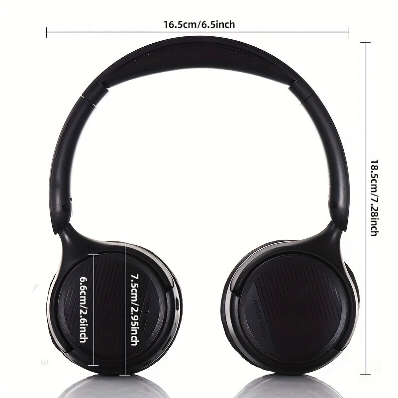 New Retro Wireless Over-ear Wireless Headphones With Microphone, High-quality Gaming Headphones, 30-hour Playback Time, Memory Foam Ear Cups, Button Control, Extendable And Adjustable, Suitable For Tr