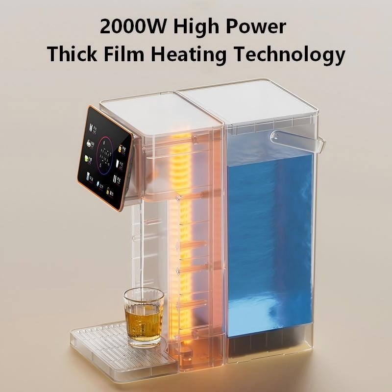 3L Countertop Hot Water Dispenser Kettle Instant Fast Boil Energy Saving 2000W