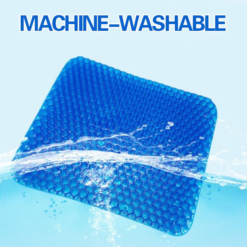 Honeycomb Gel Seat Cushion 40x35cm | Breathable Cooling Chair & Car Seat Pad
