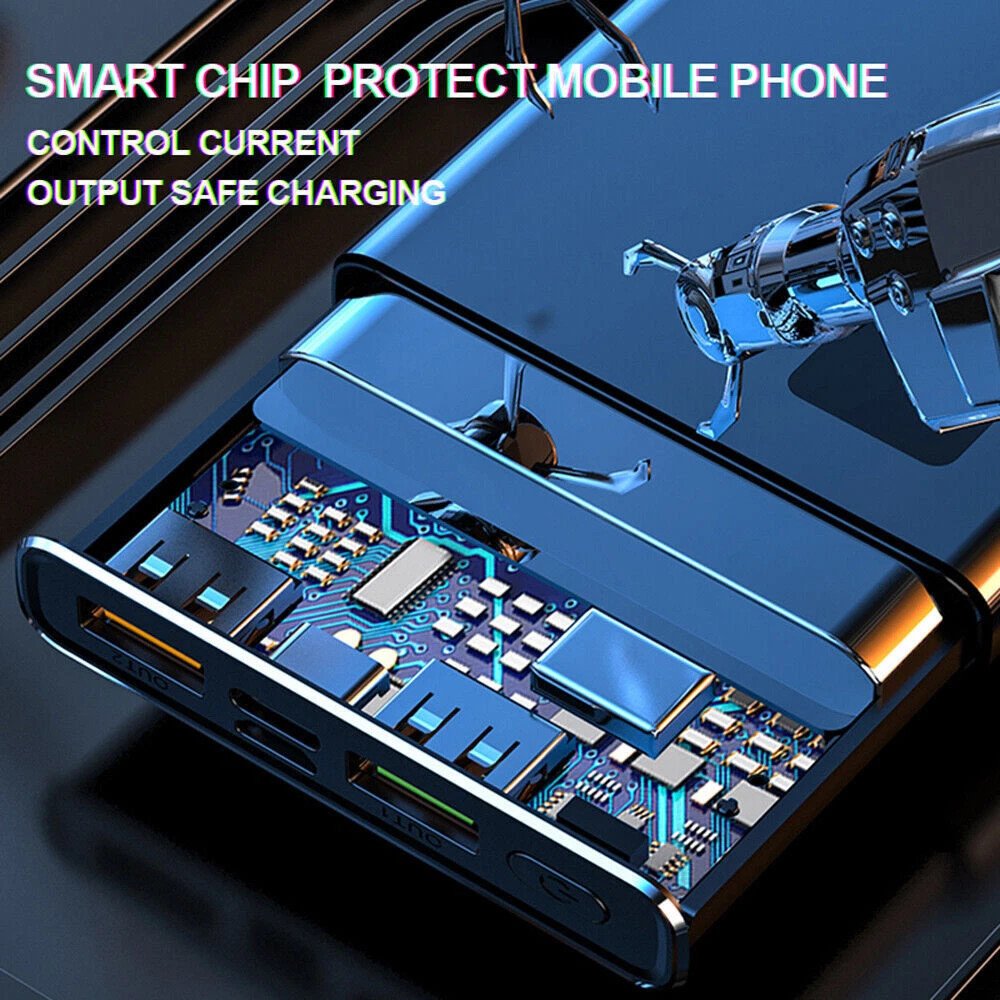 40W 20000mAh High-capacity Power Bank, Ultra-fast Charging, Compatible With IPhone, Samsung, Huawei And Other Mobile Phones.
