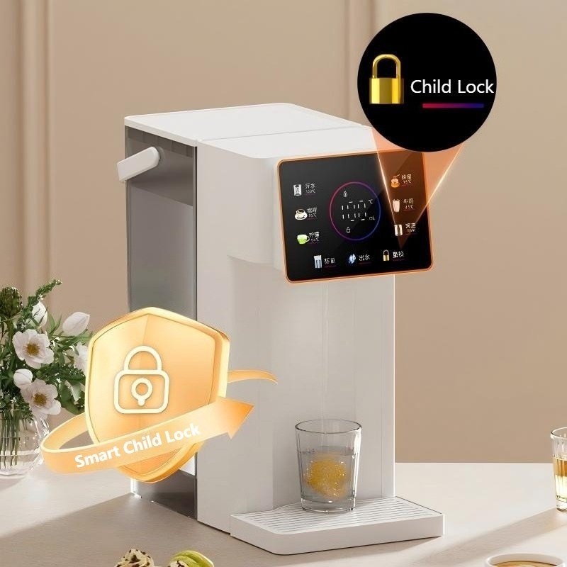 3L Countertop Hot Water Dispenser Kettle Instant Fast Boil Energy Saving 2000W