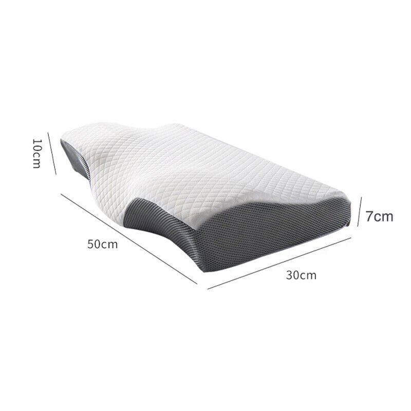 Contour Memory Foam Pillow For Neck Shoulder Pain Relief Sleeping Side Sleeper