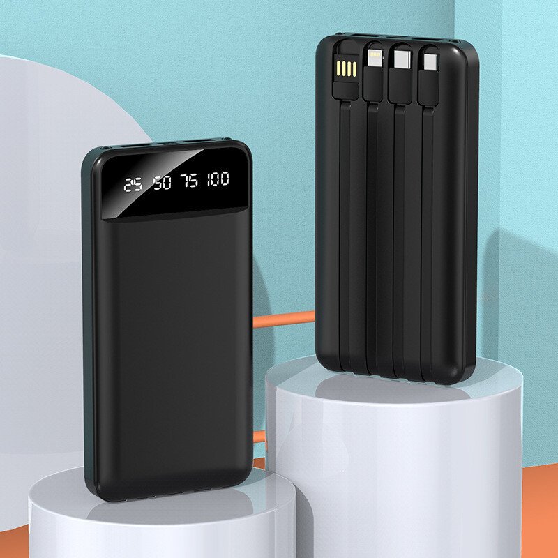 Power Bank Pack 30000mAh Fast Charger 4 USB External Battery For Mobile Phone