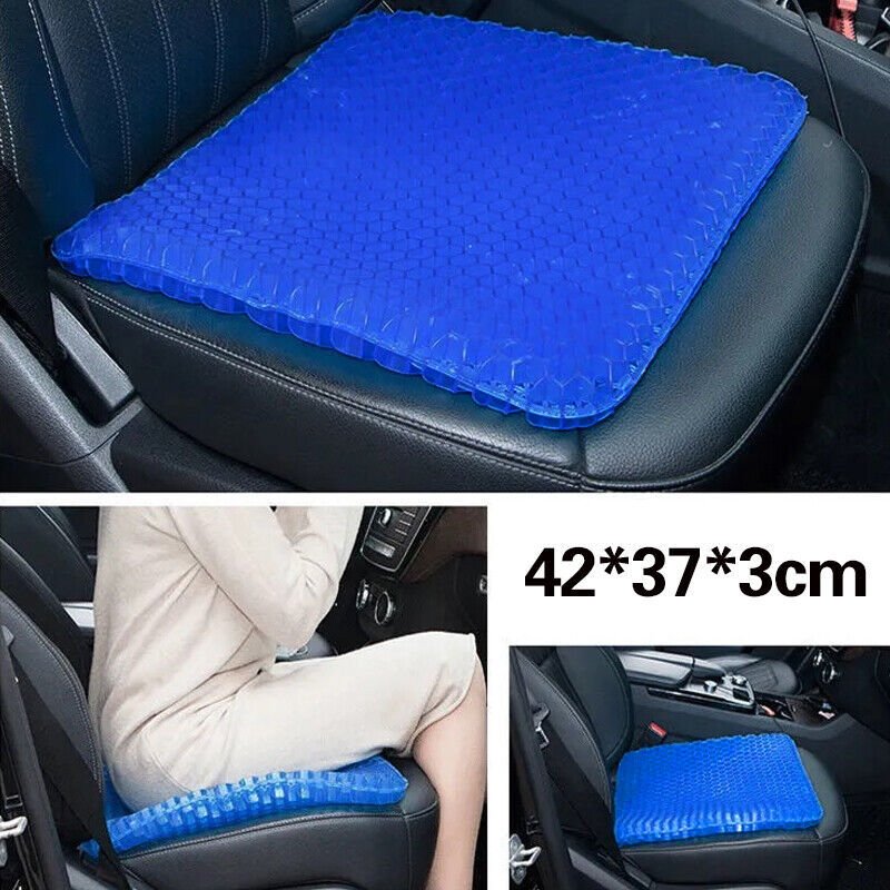 Honeycomb Gel Seat Cushion 40x35cm | Breathable Cooling Chair & Car Seat Pad