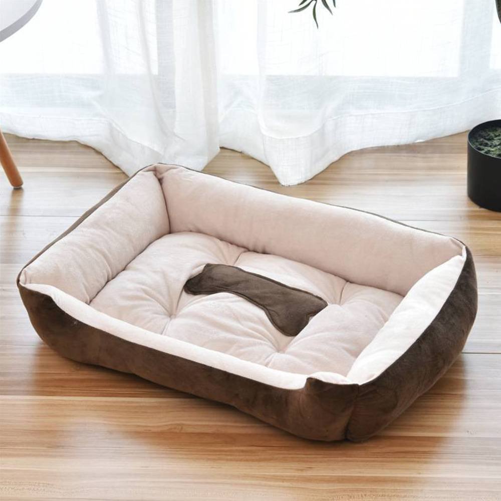 Large Warm Plush Dog Bed Mat Washable Calming Cushion For Pet Puppy For Dog Cat