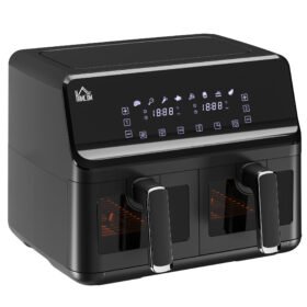 8L Dual Basket Air Fryer 2500W | 8-in-1 Digital Air Fryer Oven with Sync Finish