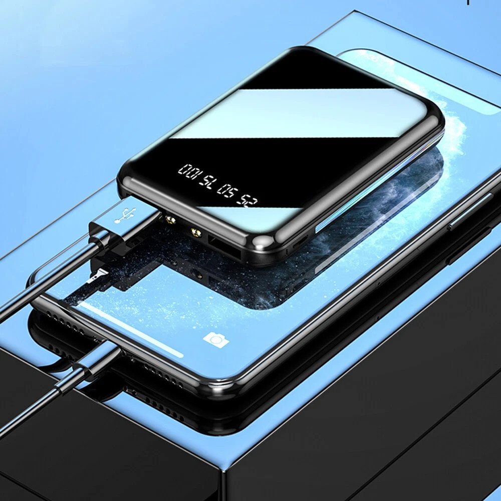 Power Bank Portable Fast Charger Battery Pack 2USB For Mobile Phone