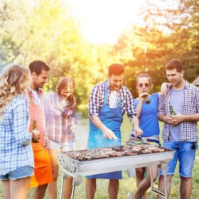 Folding BBQ Charcoal Barbecue Grill Steel Stainless Garden Picnic Camping Stove