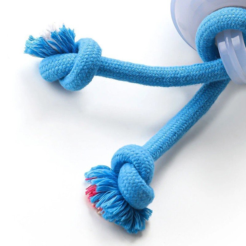 The Chase Buddy Dog Boredom Stimulating Toy  Smart Pet Puppy Ball With Ropes
